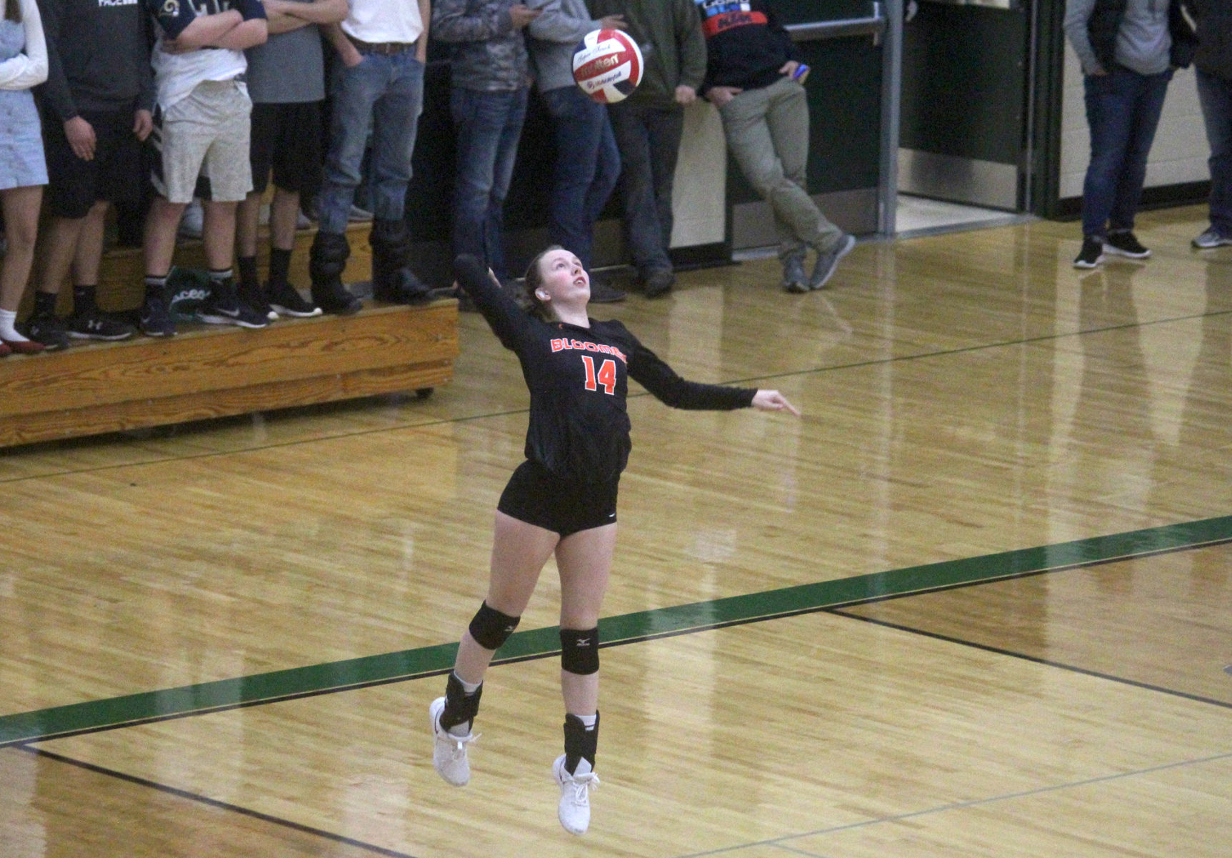Bloomer volleyball at Osceola 10-31-19